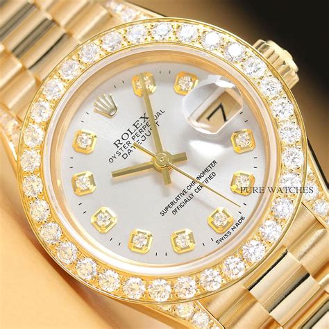 gold rolex women's|women's gold Rolex watch prices.